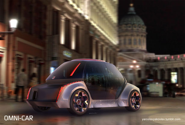 OMNI Self Driving Smart Mobility Concept for Urban Areas