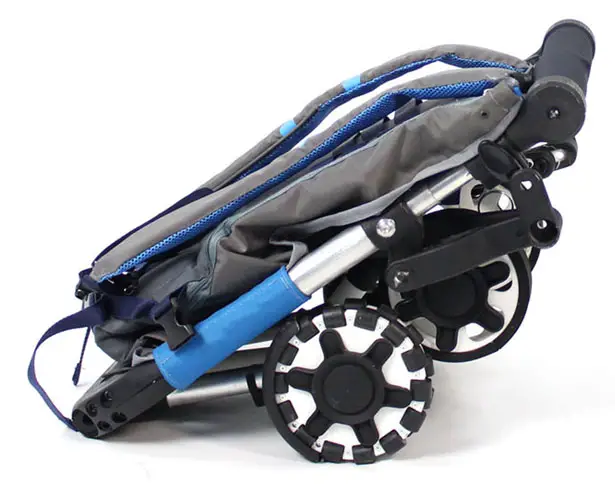 Omnio Rider Portable Stroller Worn Like Backpack by Innovative Makers