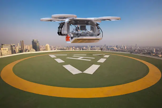 Drone Ambulance for Emergency Rescue by ArgoDesign