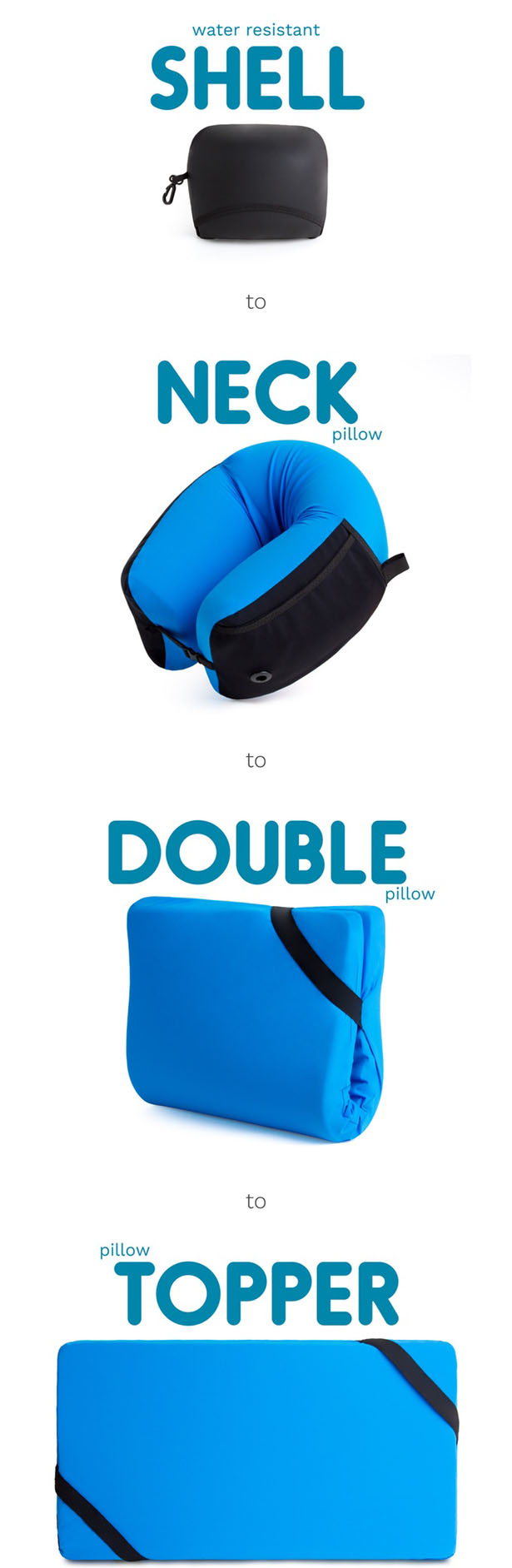 One Travel Pillow for Endless Sleeping Possibilities