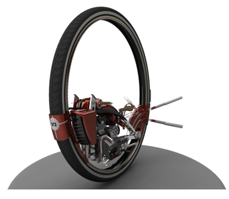The One Wheel Monobike Can Avoid Busy Traffic with Style Tuvie Design