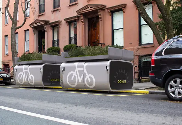 Ooneepod Mini Bike Parking Space