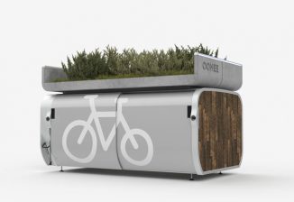 Ooneepod Mini Pod for High-Tech Bike Parking Spaces