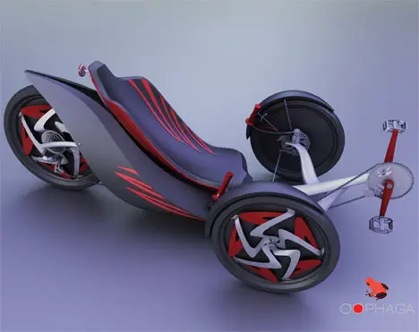 OOPHAGA Modern and Stylish Recumbent Trike