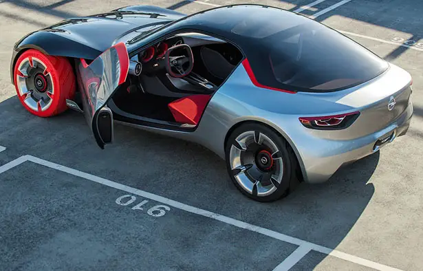 Opel GT Concept Car Features Panorama Glass Roof and Electric Doors