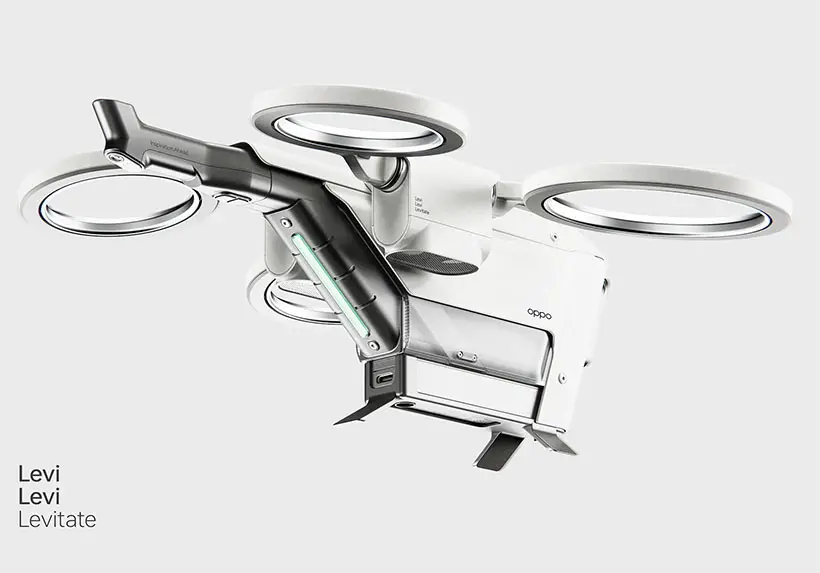 OPPO Levi Flying Robot Companion by Fengrui Wang