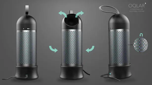 OQLAR - Personal Air Sanitizing System by Subinay Malhotra