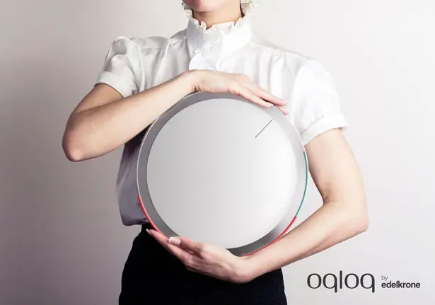 Oqloq : Elegant and Minimalist Clock by Edelkrone