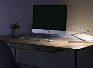 Ora Collapsible Desk Lamp Turns Into a Compact Box When Not In Use