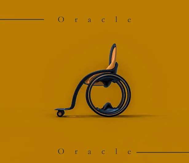 Oracle Modern Wheelchair for People with Reduced Mobility by Miguel Mojica