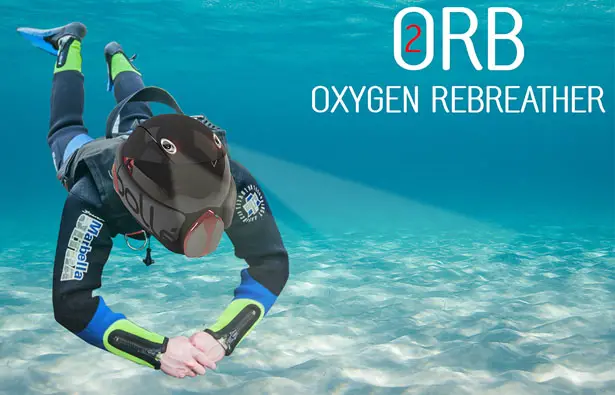 Futuristic ORB Scuba Diving Helmet Allows You to Breath Underwater Without Heavy Equipment