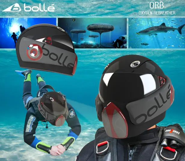 ORB Scuba Diving Helmet by Thomas Winship