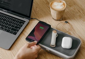 Orbitkey Nest – Desk Organizer with Built-In Wireless Charger to De-Clutter Your Desk