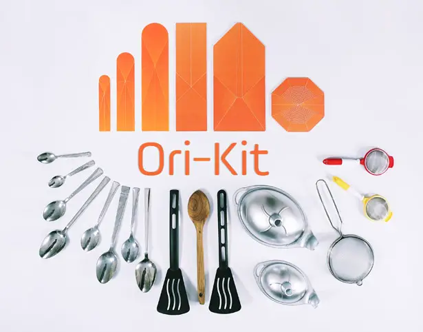 Ori-Kit: Origami Kitchen Set