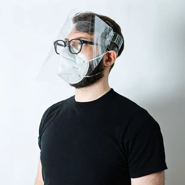 Origami Face Shield by Jake Rynkiewicz