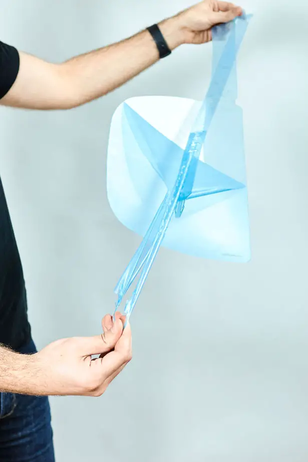 Origami Face Shield by Jake Rynkiewicz