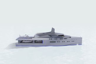 Astilleros Armon Origami Yacht Features Aluminum Hull Design with Unique Geometric Form