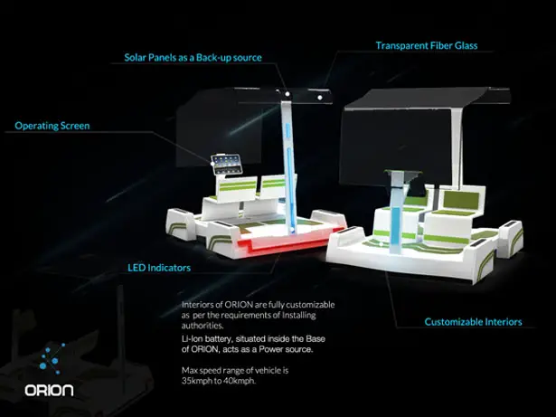 Orion Public Transport Concept by Supriyo Roy and Ameya Baporikar