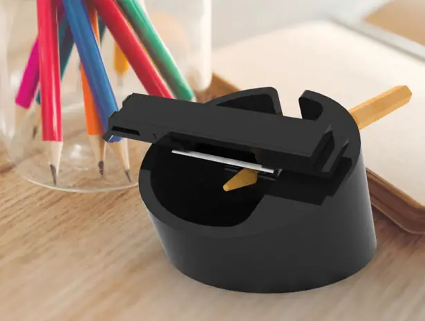 OSCIBLADE eccentric pencil sharpener by Nirmayee Rode