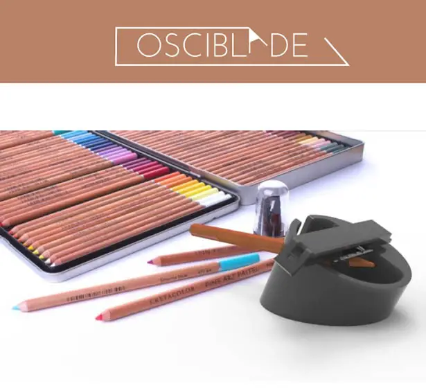 OSCIBLADE eccentric pencil sharpener by Nirmayee Rode