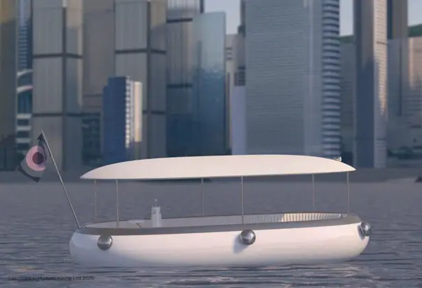 OseaD Concept Electric Boat for Hong Kong by Michael Young