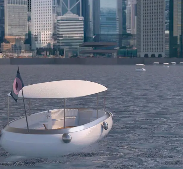 OseaD Concept Electric Boat for Hong Kong by Michael Young