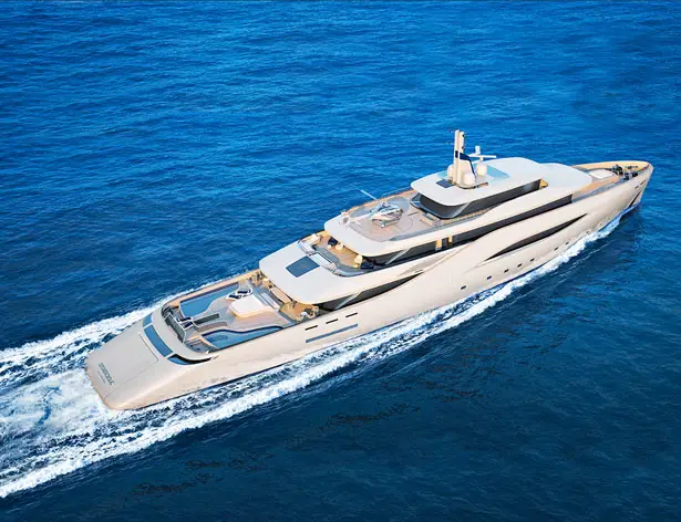 Ottantacique Yacht by Pininfarina and Fincantieri