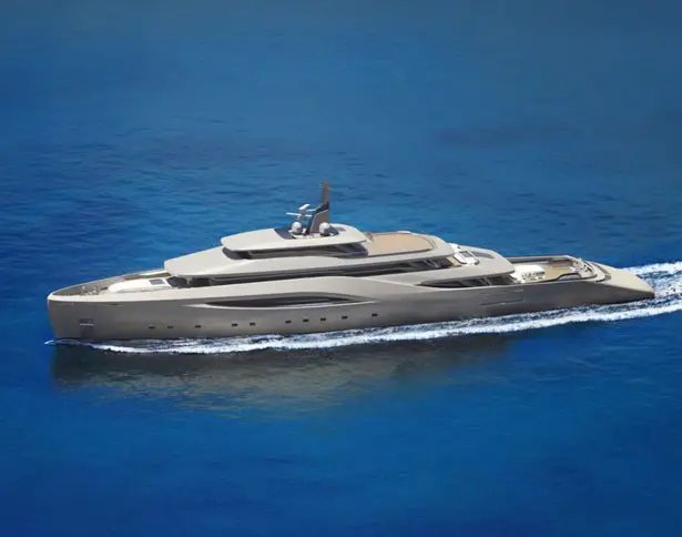 Ottantacique Yacht by Pininfarina and Fincantieri