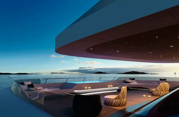 Ottantacique Yacht by Pininfarina and Fincantieri