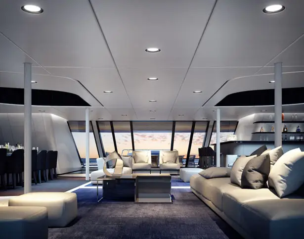 Ottantacique Yacht by Pininfarina and Fincantieri