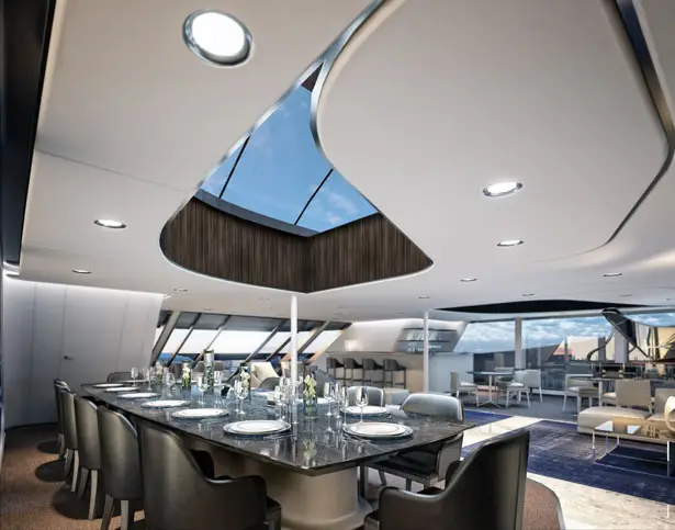 Ottantacique Yacht by Pininfarina and Fincantieri