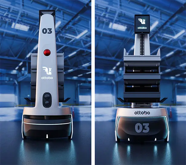 Ottobo - Smart, Autonomous Robot for Warehouse by Berk Kaplan