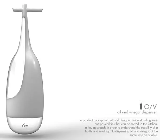 O/V : Oil & Vinegar Wobble Dispenser by Subinay Malhotra