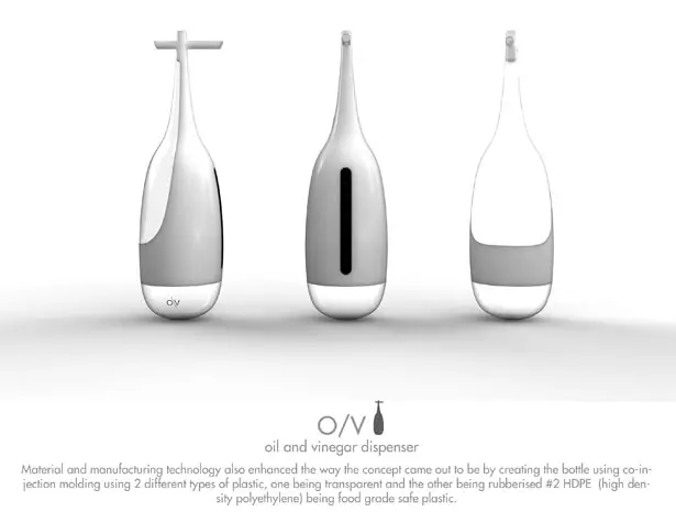 O/V : Oil & Vinegar Wobble Dispenser by Subinay Malhotra