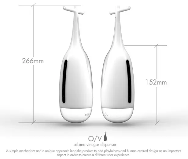 O/V : Oil & Vinegar Wobble Dispenser by Subinay Malhotra