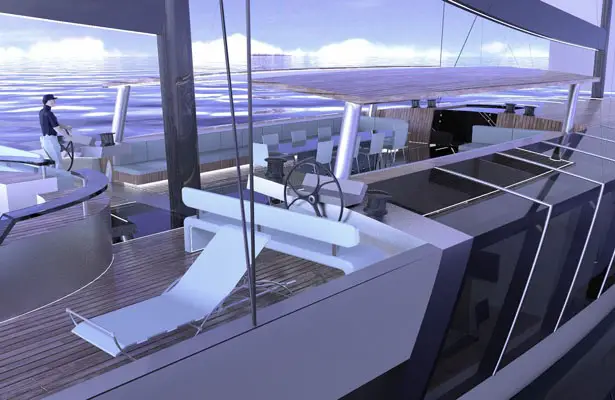 Oxseagen Yacht Concept Features Open Space Design Theme