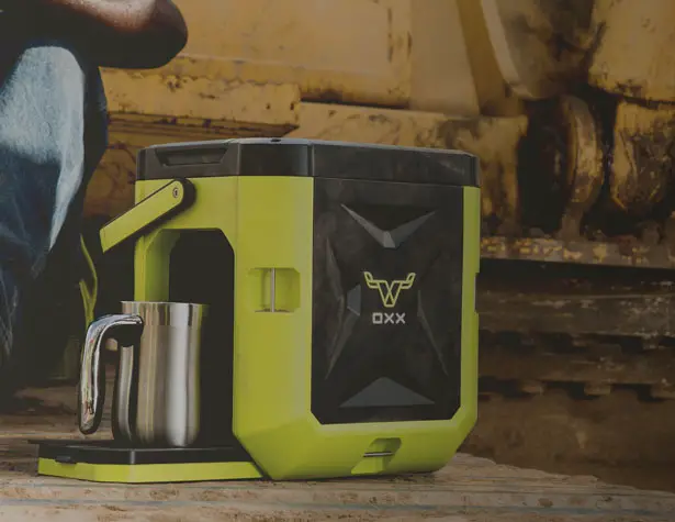 OXX COFFEEBOXX K-Cup Job Site Single Serve Coffee Maker In Green Black