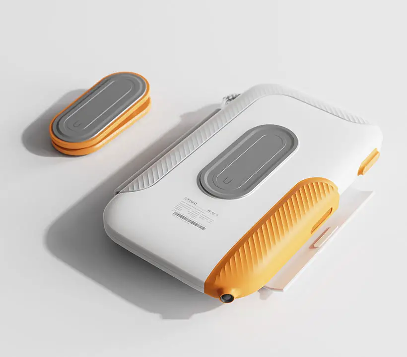 Oxygio Portable Oxygen Generator Concept by Yifeeling Design, Wang Xiaoqiang, and Yang Lei