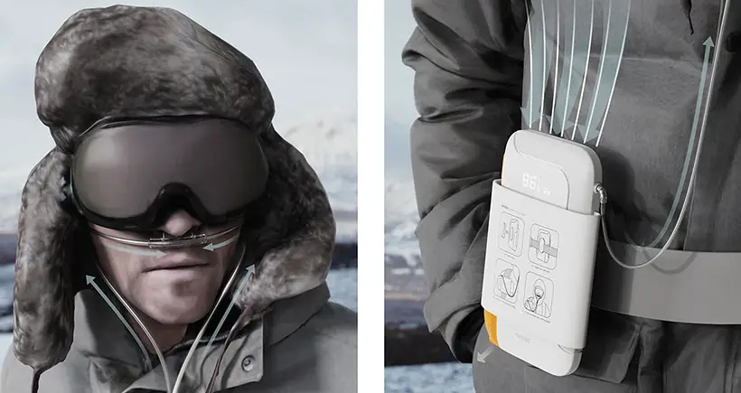 Oxygio Portable Oxygen Generator Concept by Yifeeling Design, Wang Xiaoqiang, and Yang Lei