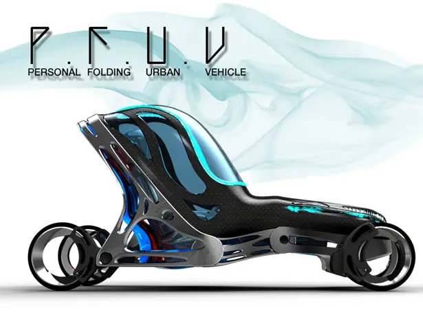 P.F.U.V - Personal Folding Urban Vehicle by Eduardo Diaz Tostado