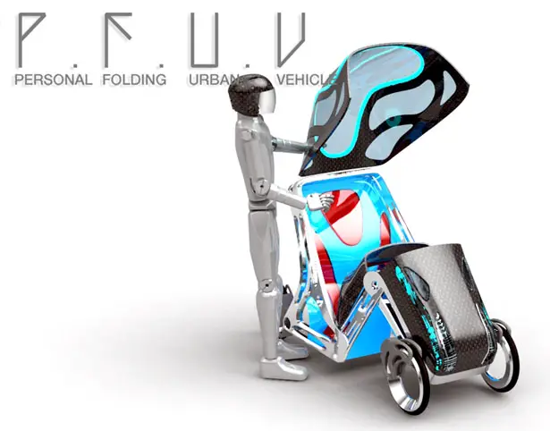 P.F.U.V - Personal Folding Urban Vehicle by Eduardo Diaz Tostado