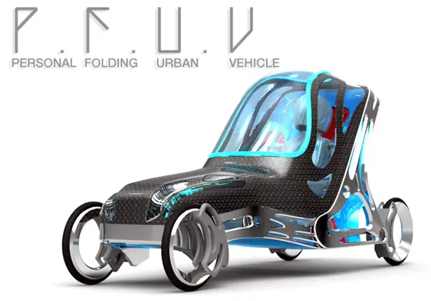 P.F.U.V - Personal Folding Urban Vehicle by Eduardo Diaz Tostado