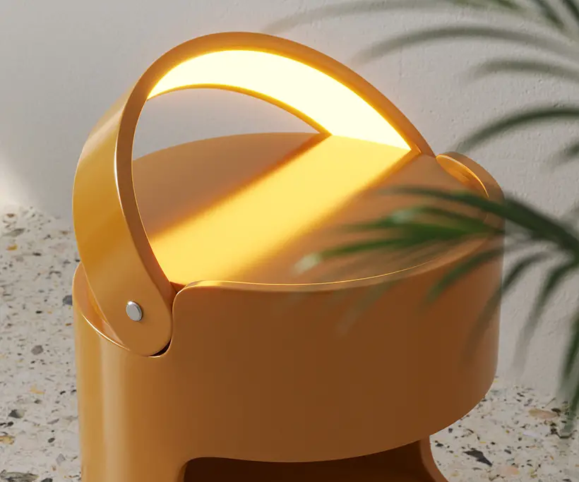 Pac Man Side Table With Lights by Yu Ren