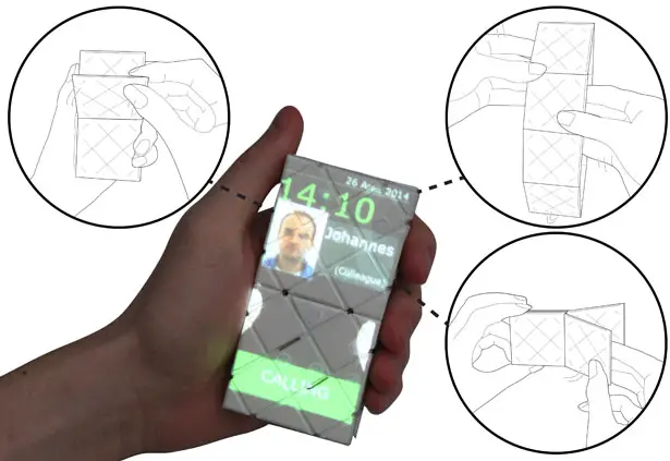 Paddle Shapeshifting Smartphone Inspired by Rubik's Puzzle