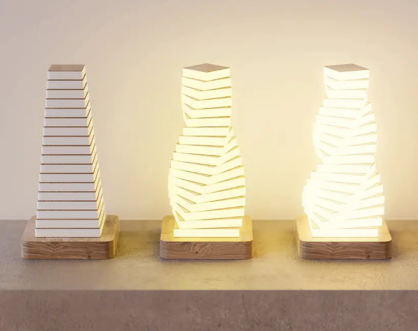 Pagoda Lamp by Bruce Tao, Zhihao Zhao, Xizi Wang, Li Zhao, Zixing Zhu and Mengyu Su