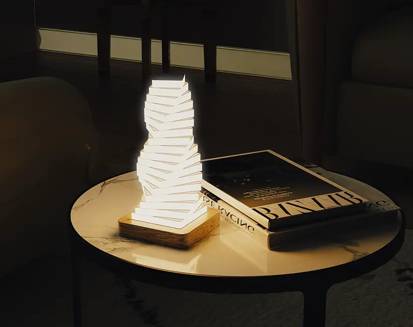 Pagoda Lamp by Bruce Tao, Zhihao Zhao, Xizi Wang, Li Zhao, Zixing Zhu and Mengyu Su