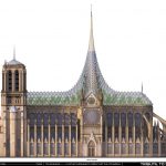 Palingenesis, Vincent Callebaut Proposes Glass Canopy for Notre Dame's Renovation