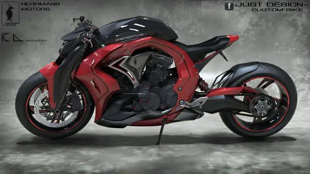 PANDINUS Concept Motorcycle by Konstantin Laskov