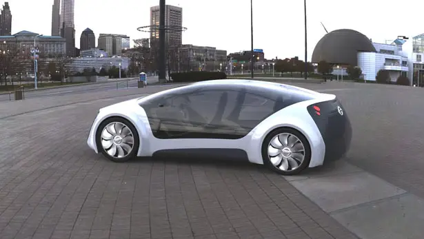 Panorama Car Design Features Transparent Body For Great Panoramic Views