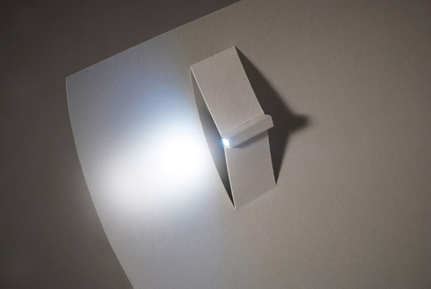 Paper LED Torch Light by Kazuhiro Yamanaka